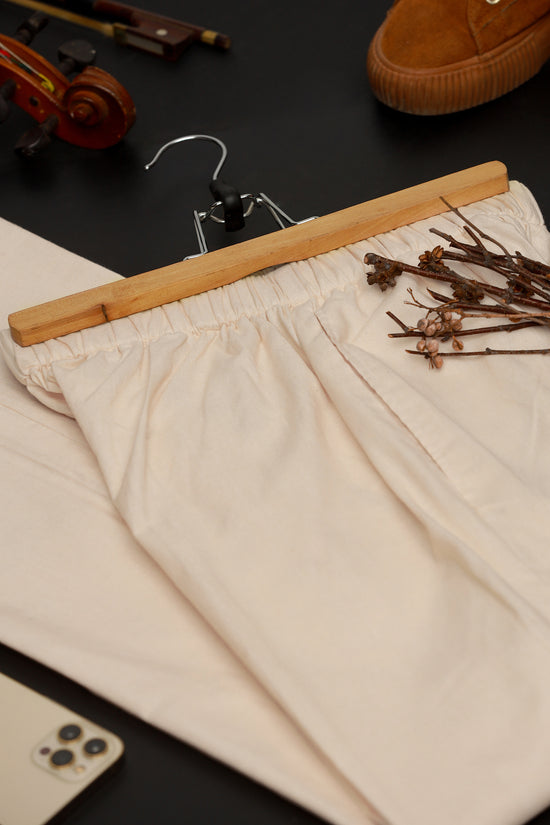 Beige Linen Trousers kevincollin.com