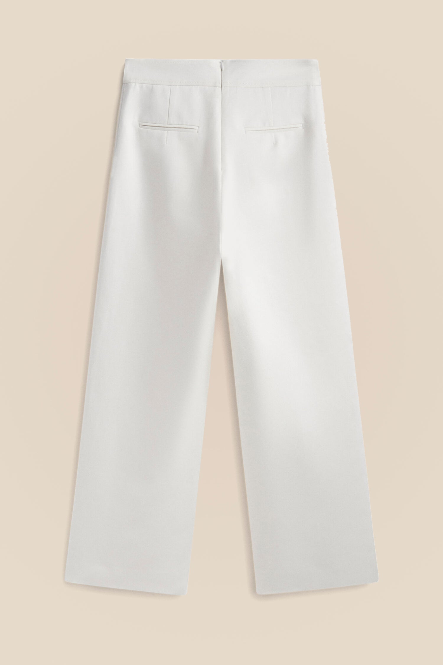 Linen & Cotton Blended Wide Leg Trousers kevincollin.com