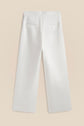 Linen & Cotton Blended Wide Leg Trousers kevincollin.com