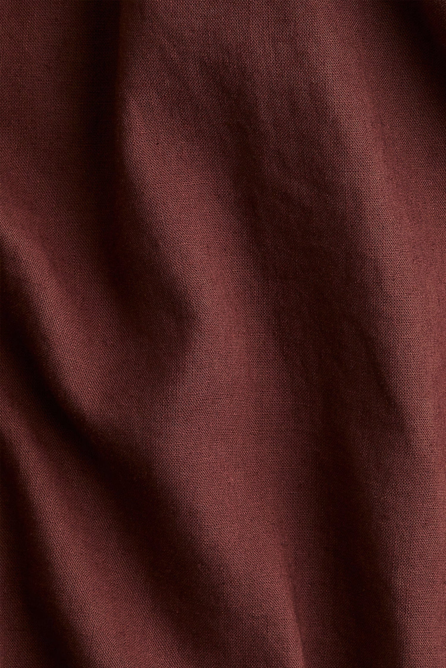 Mocha Brown Linen Luxe Oversized Shirt kevincollin.com