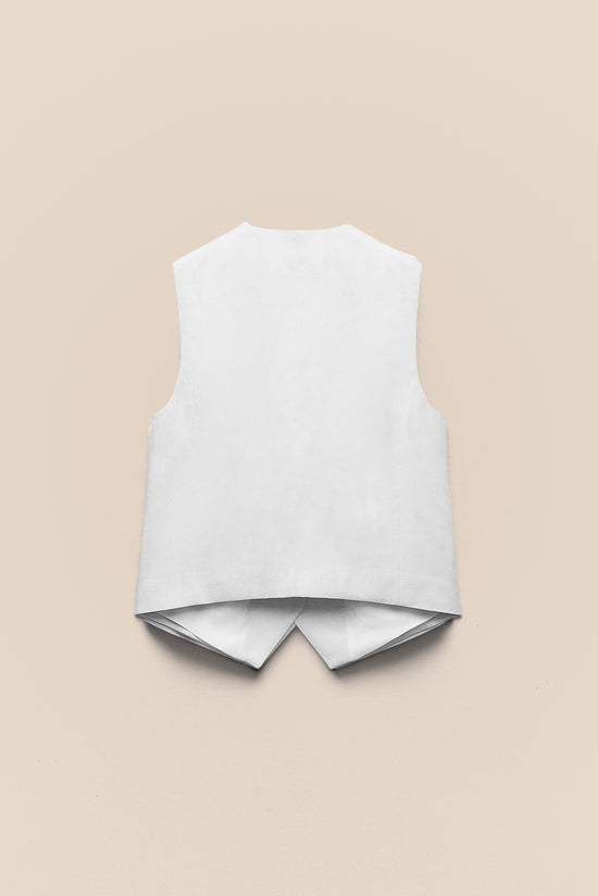 Linen Infused Waistcoat kevincollin.com