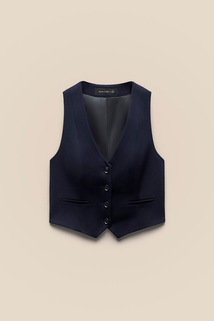 Modern V-Neck Vest kevincollin.com
