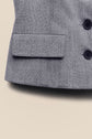 Grey Modern Edge Vest kevincollin.com