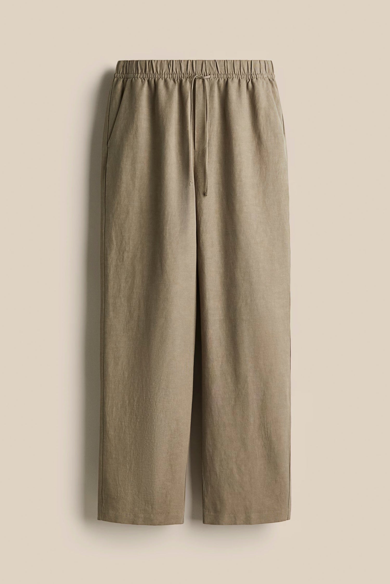 Maroon Drift Linen Trousers kevincollin.com