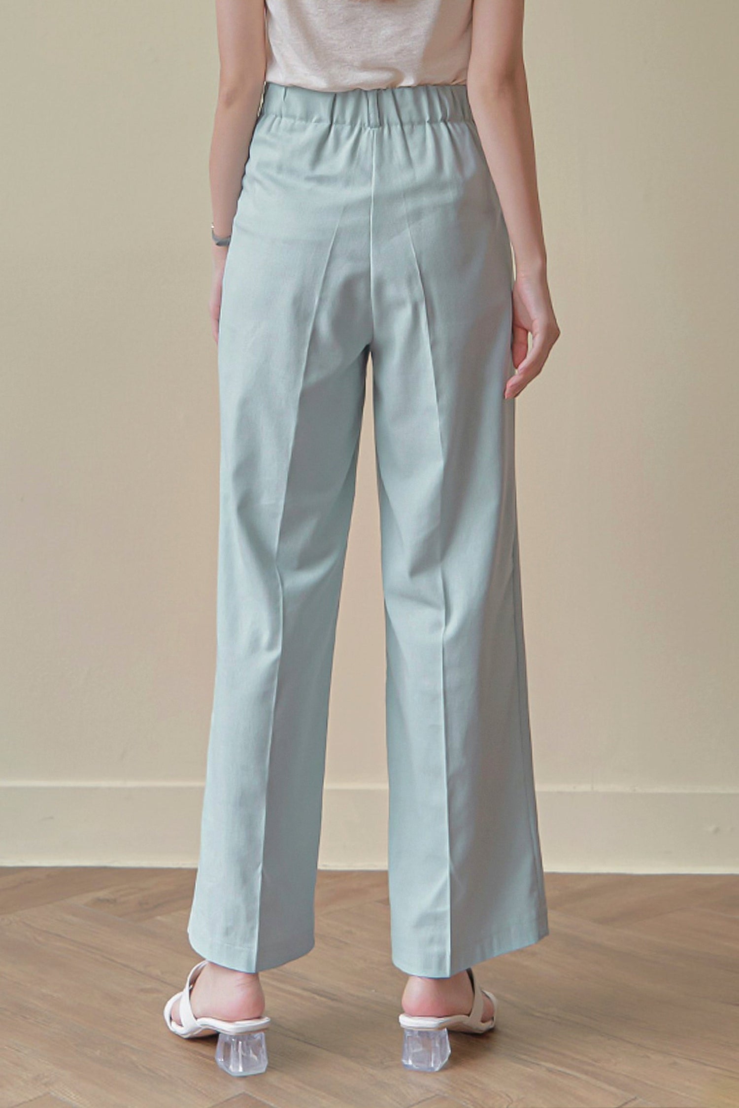 Navy Grace Straight Slacks kevincollin.com