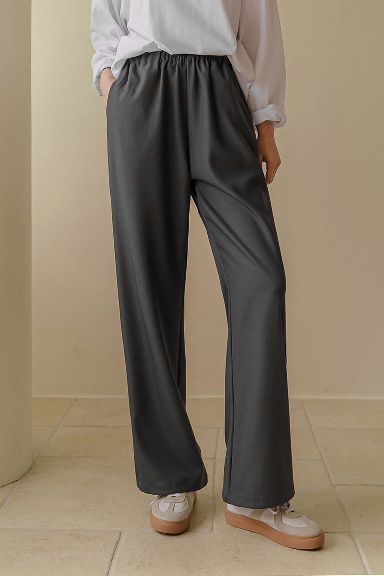 Abalone Wide Leg Trousers kevincollin.com