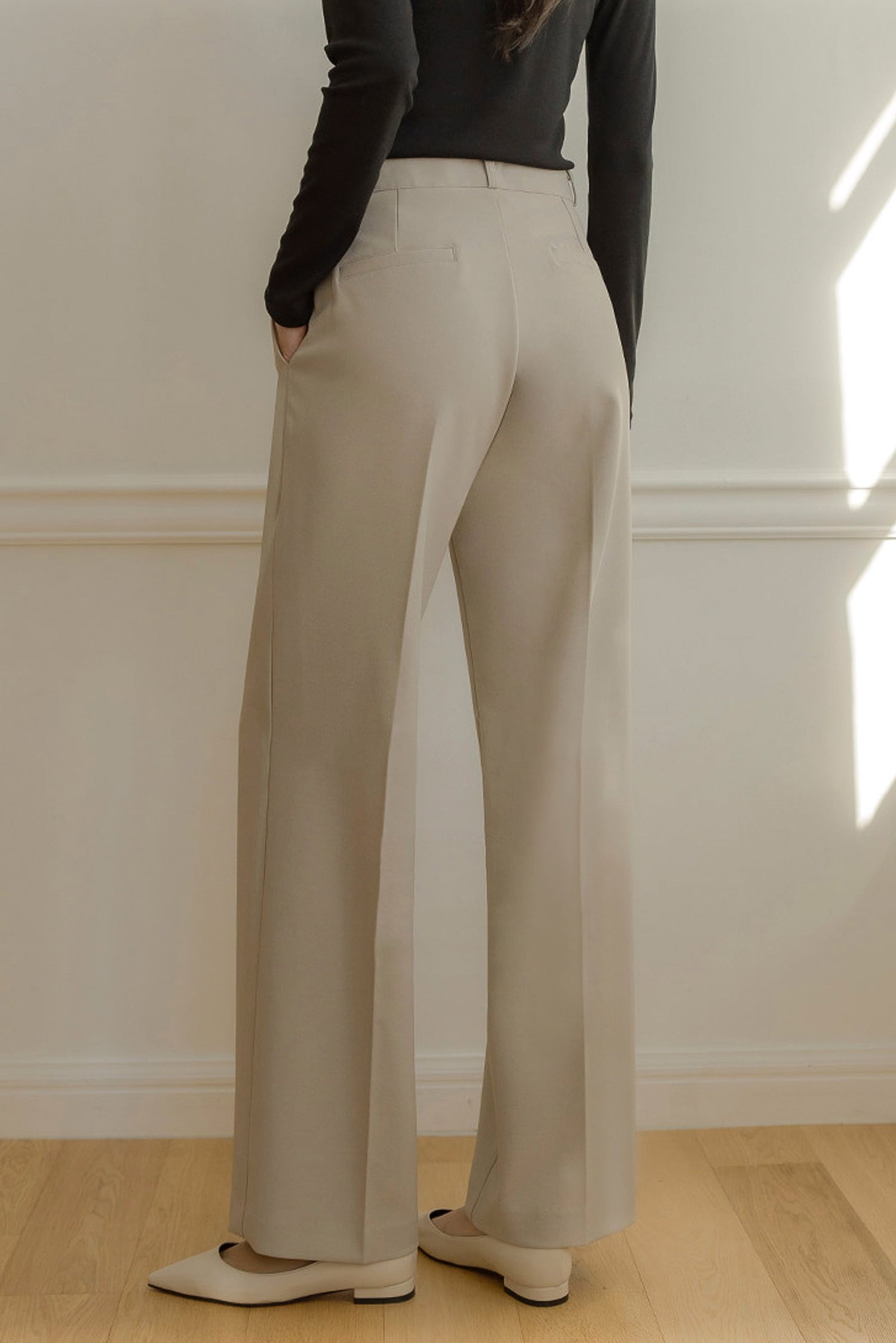 Blush Serenity Wide Leg Slacks kevincollin.com