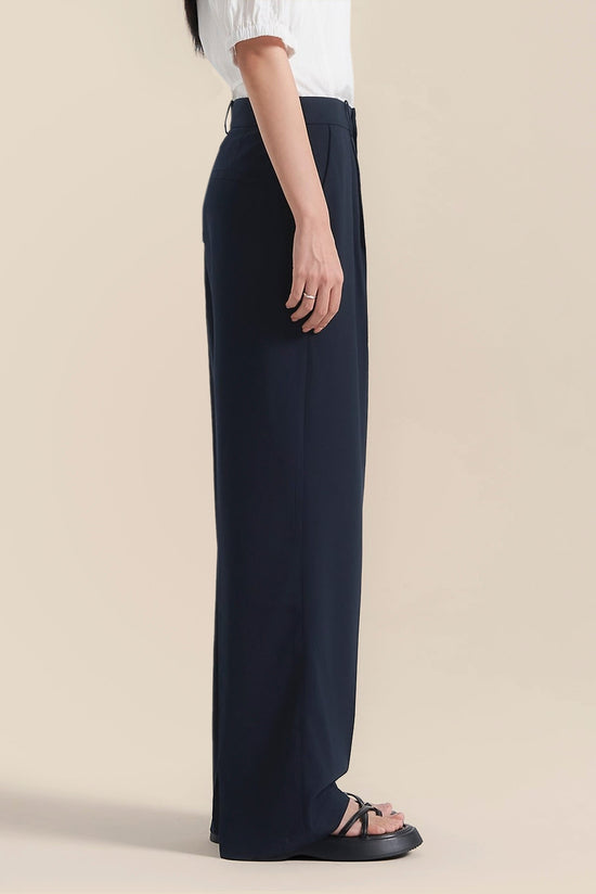 Wide Leg Elegance with Sculpted Pleats kevincollin.com