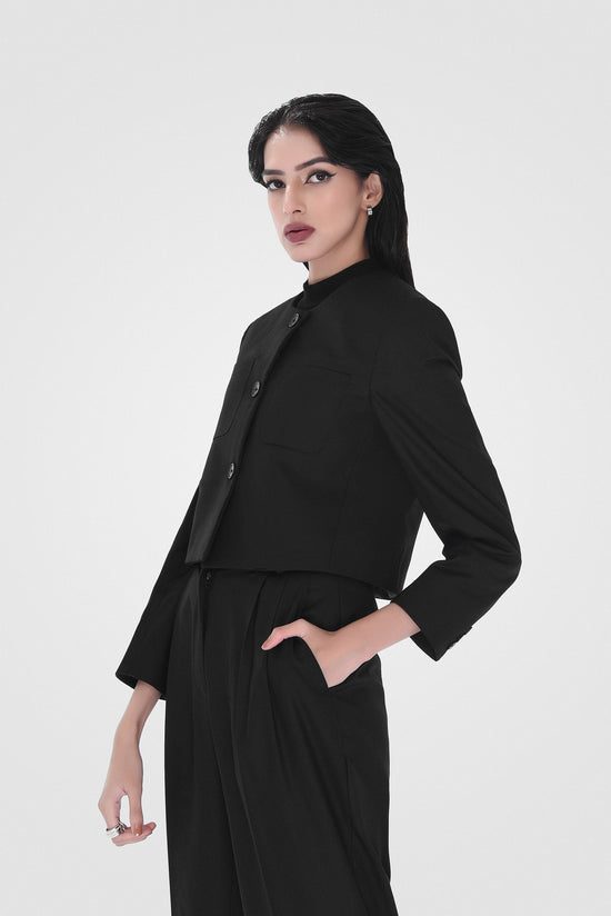 Black Casual Jacket kevincollin.com