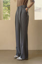 White Elegance Pleated Trousers kevincollin.com