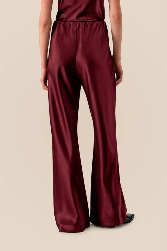 Clean Fit Satin Trousers