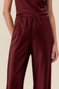 Clean Fit Satin Trousers