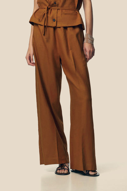 Linen Buttoned Waistcoat kevincollin.com