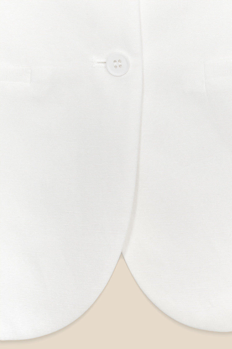 Linen Buttoned Waistcoat kevincollin.com