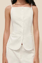 Linen Buttoned Waistcoat kevincollin.com