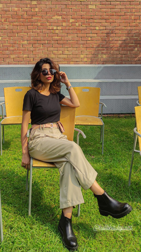 Pleated Flared Pants kevincollin.com