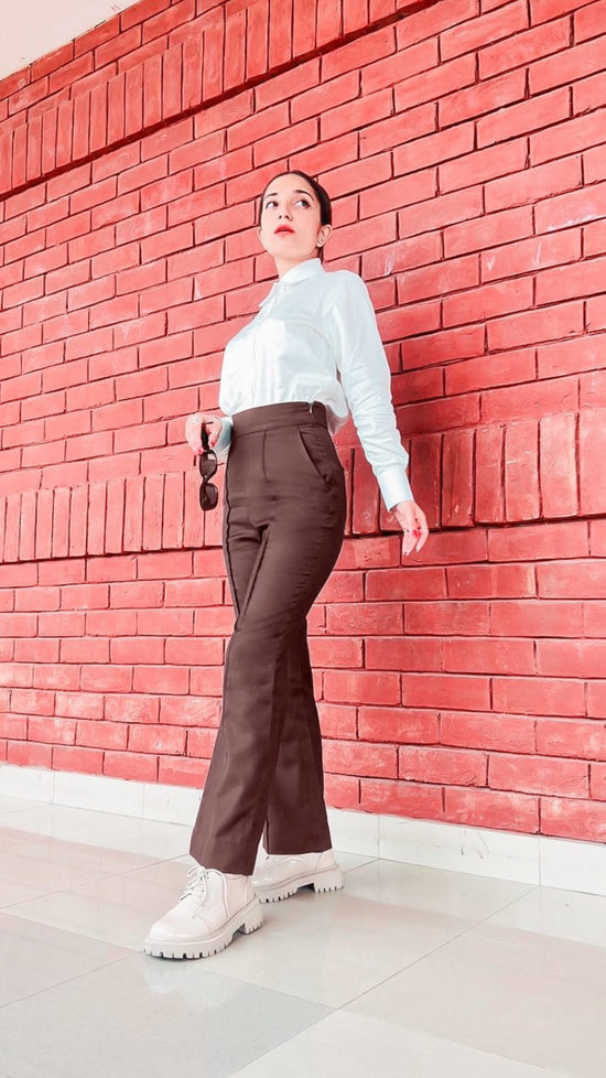 Modern High-Waist Slacks kevincollin.com