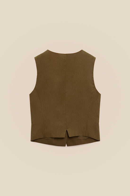 V-Neck Cropped Vest kevincollin.com