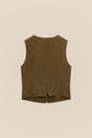 V-Neck Cropped Vest kevincollin.com
