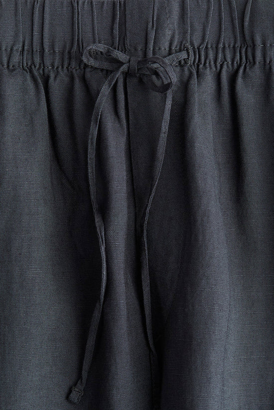 Grey Drift Linen Trousers kevincollin.com