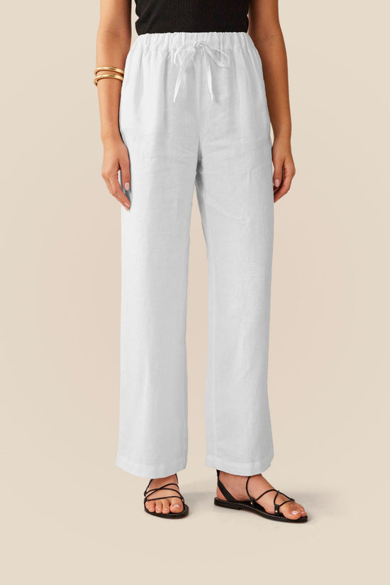 Midnight Drift Linen Trousers kevincollin.com