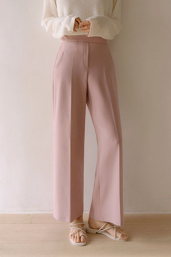 Blush Serenity Wide Leg Slacks kevincollin.com