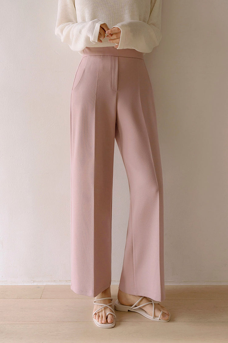 Blush Serenity Wide Leg Slacks kevincollin.com
