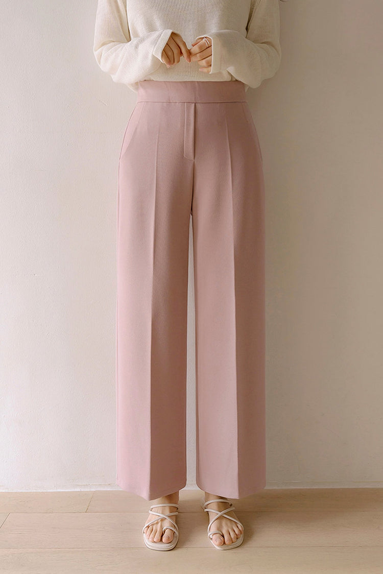 Blush Serenity Wide Leg Slacks kevincollin.com