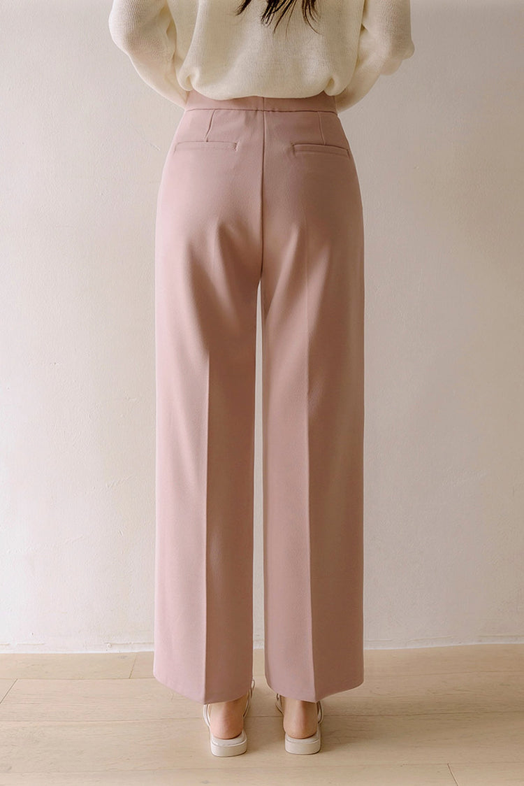 Blush Serenity Wide Leg Slacks kevincollin.com
