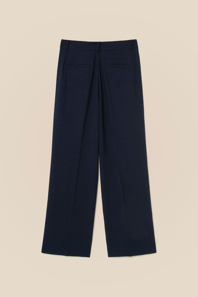 Wide Leg Elegance with Sculpted Pleats kevincollin.com