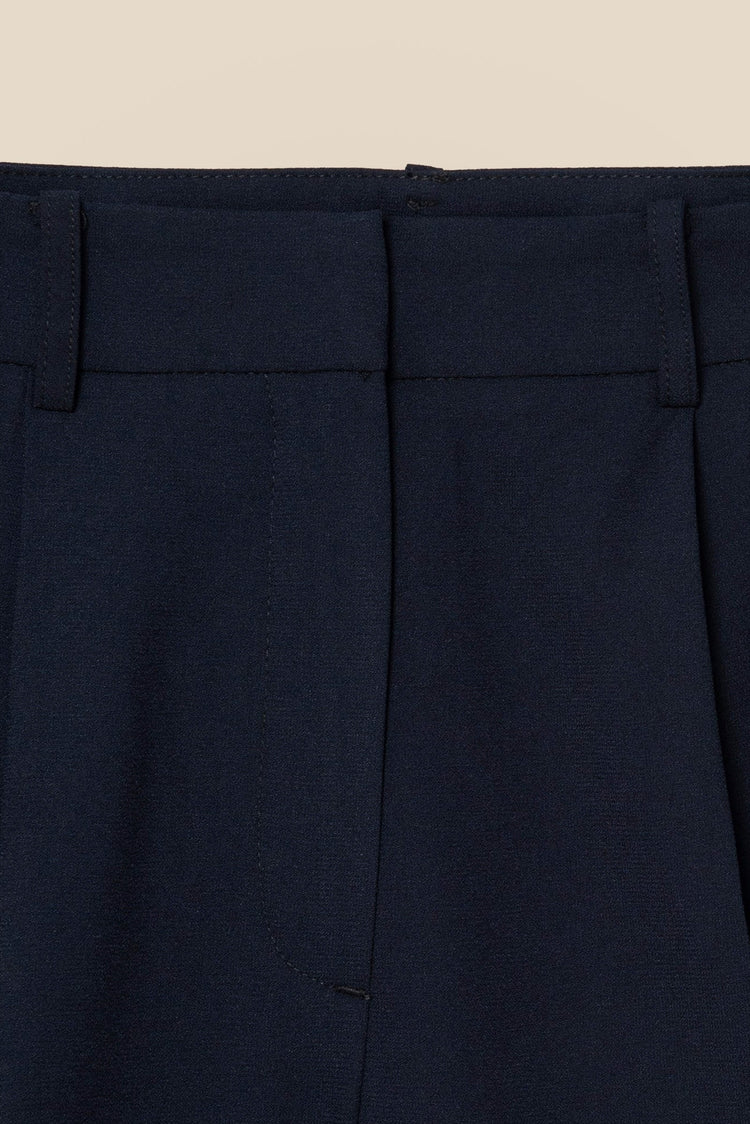 Wide Leg Elegance with Sculpted Pleats kevincollin.com