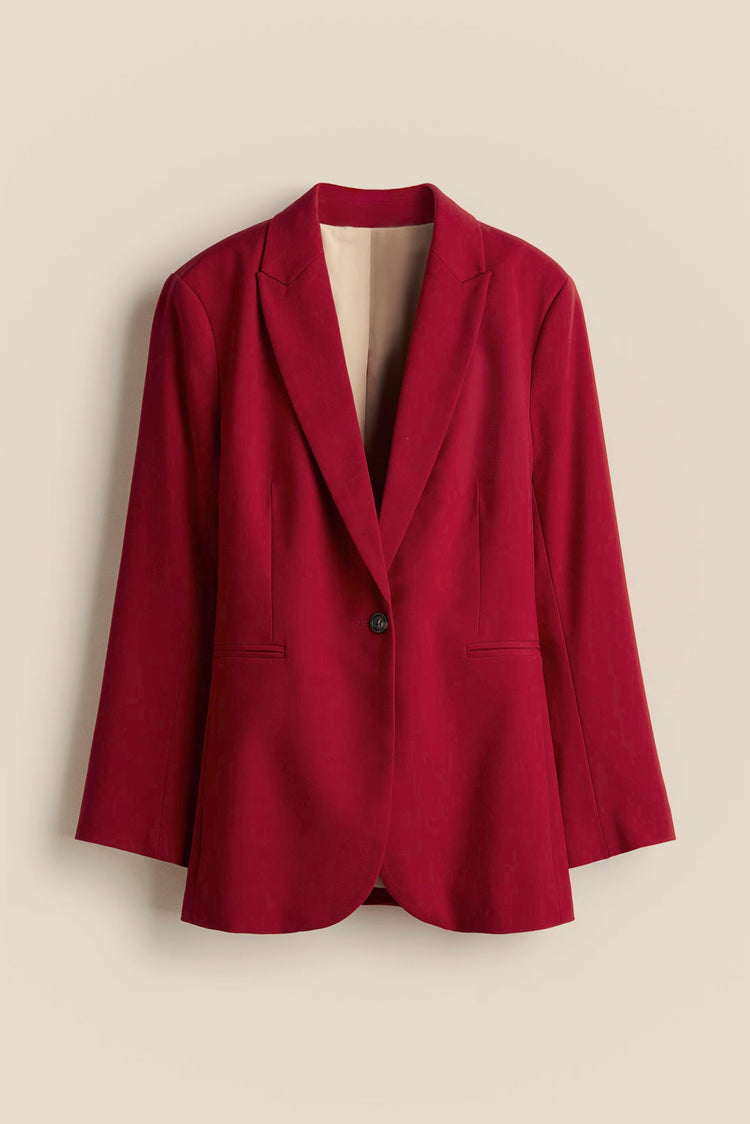 Red Statement Blazer kevincollin.com