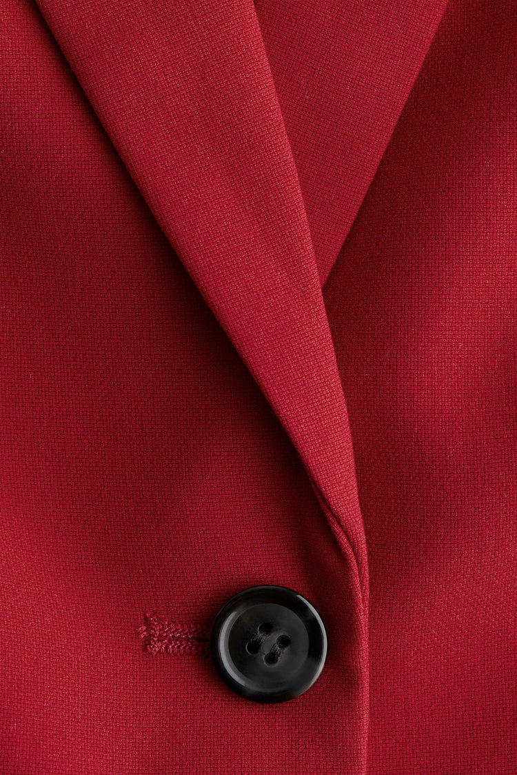 Red Statement Blazer kevincollin.com