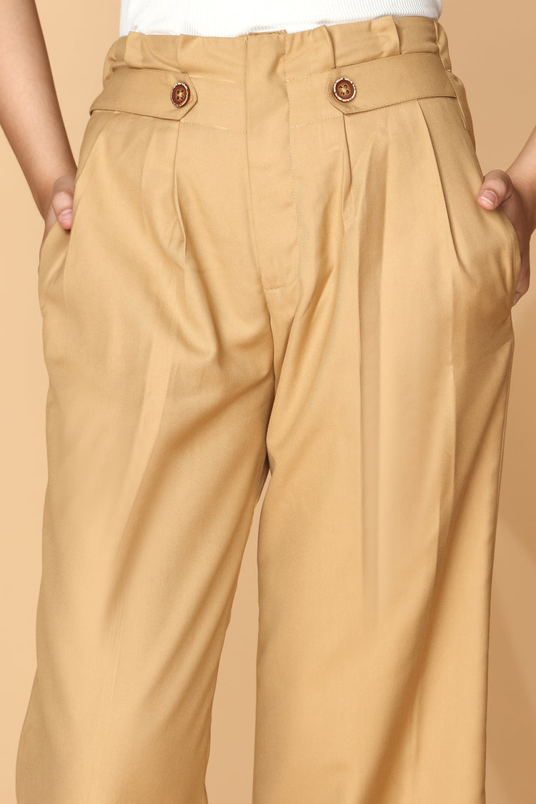 High-Waisted Pleated Trousers kevincollin.com