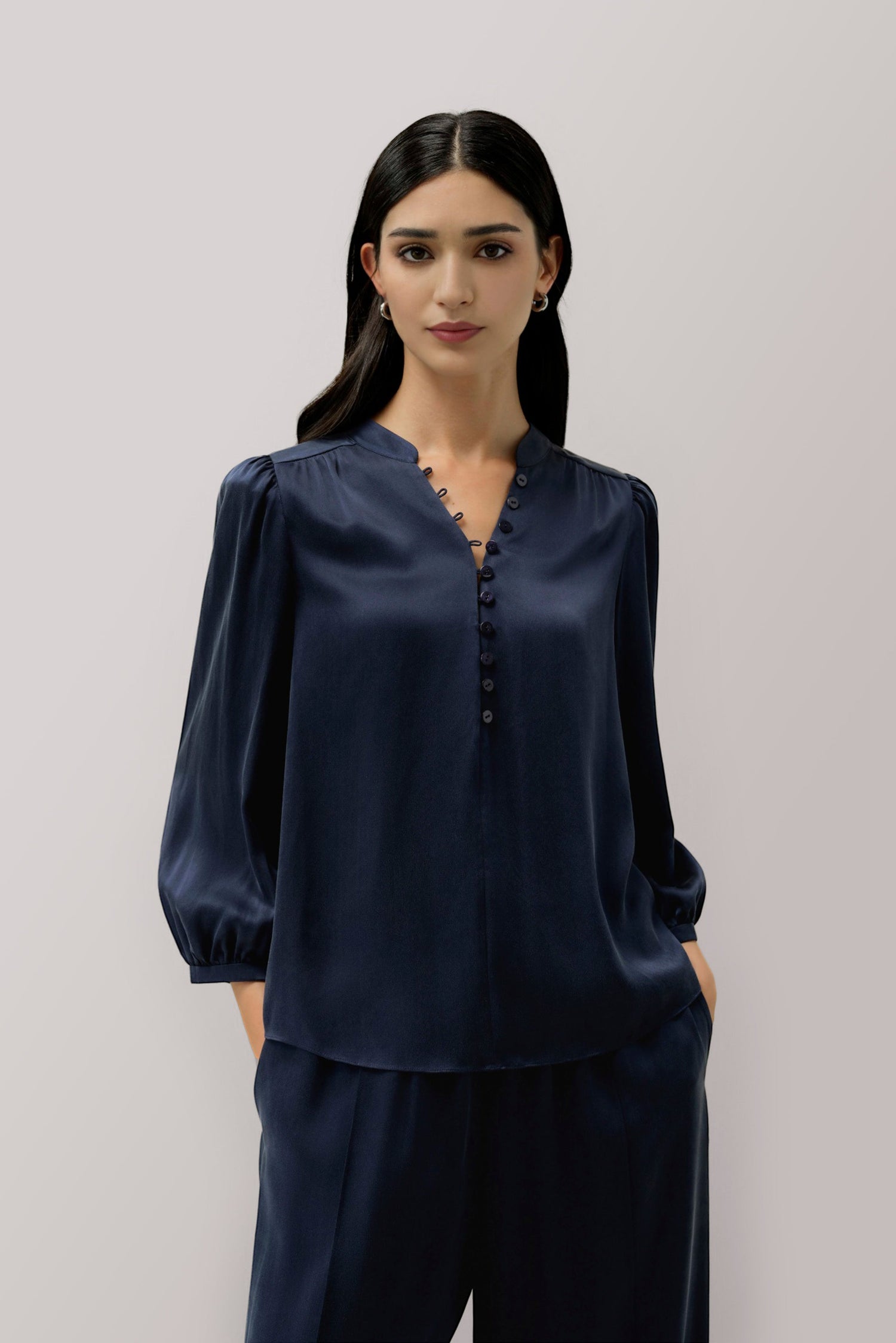 Mandarin Blouse kevincollin.com