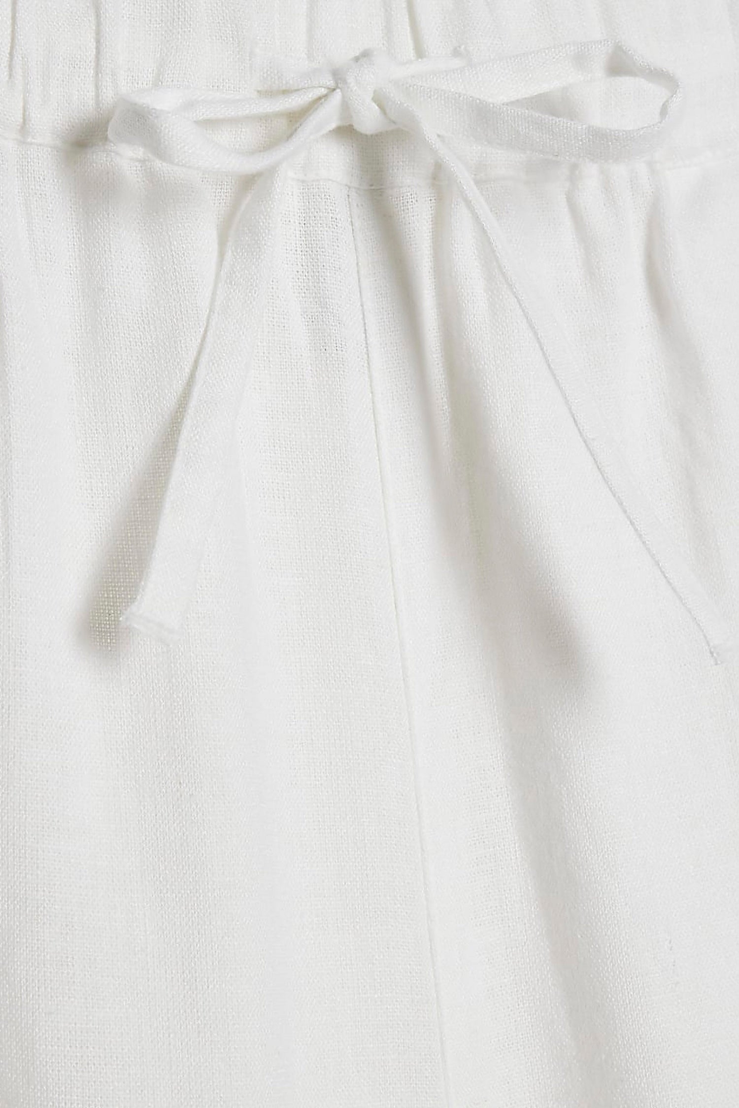 The Coastal Drawstring Trousers In White kevincollin.com