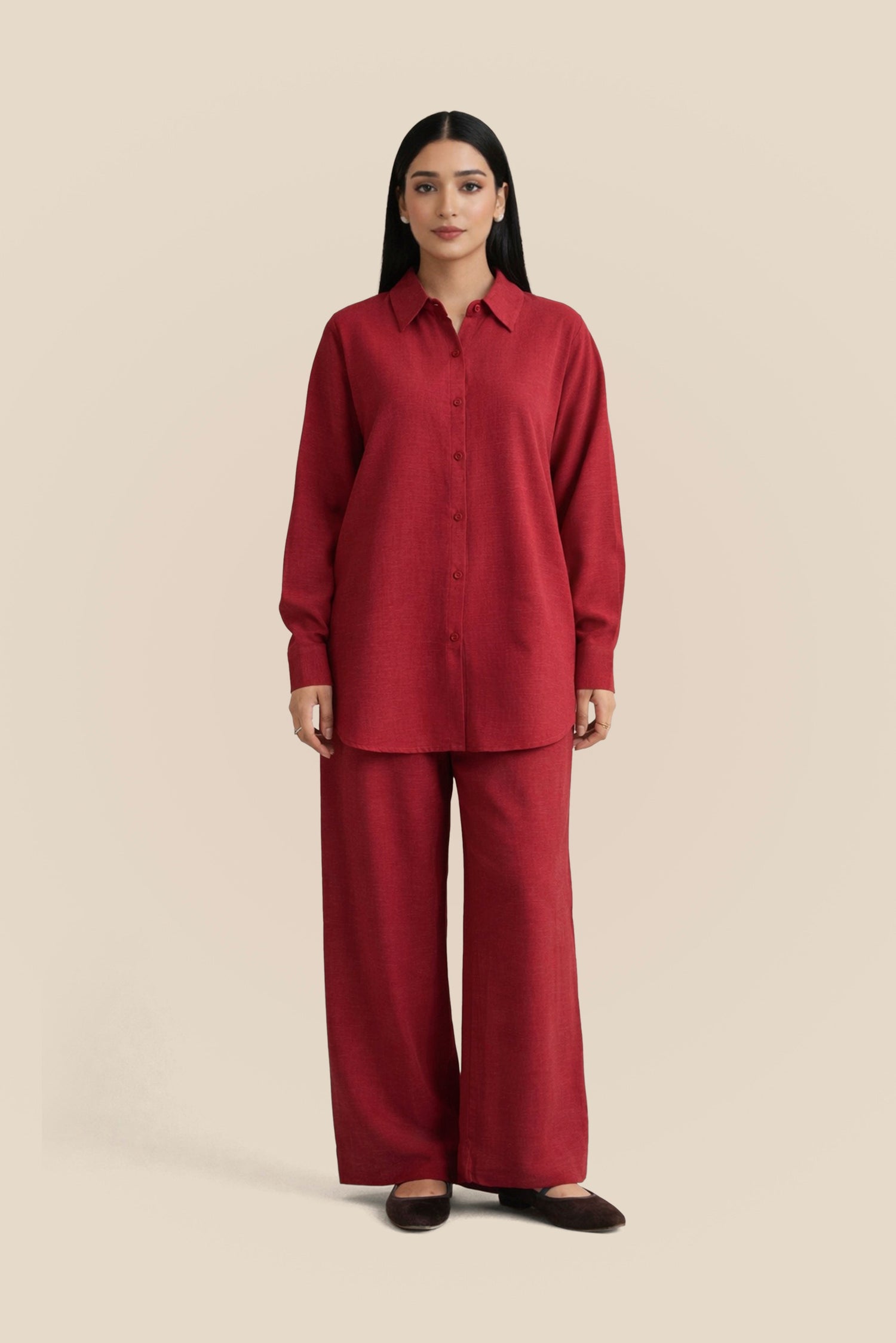 Rouge Linen Set kevincollin.com