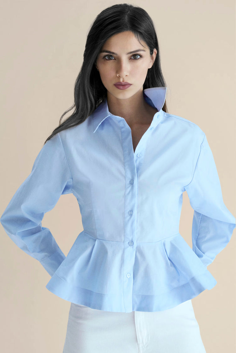 Linea Blue Shirt kevincollin.com