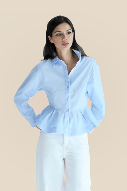 Linea Blue Shirt kevincollin.com