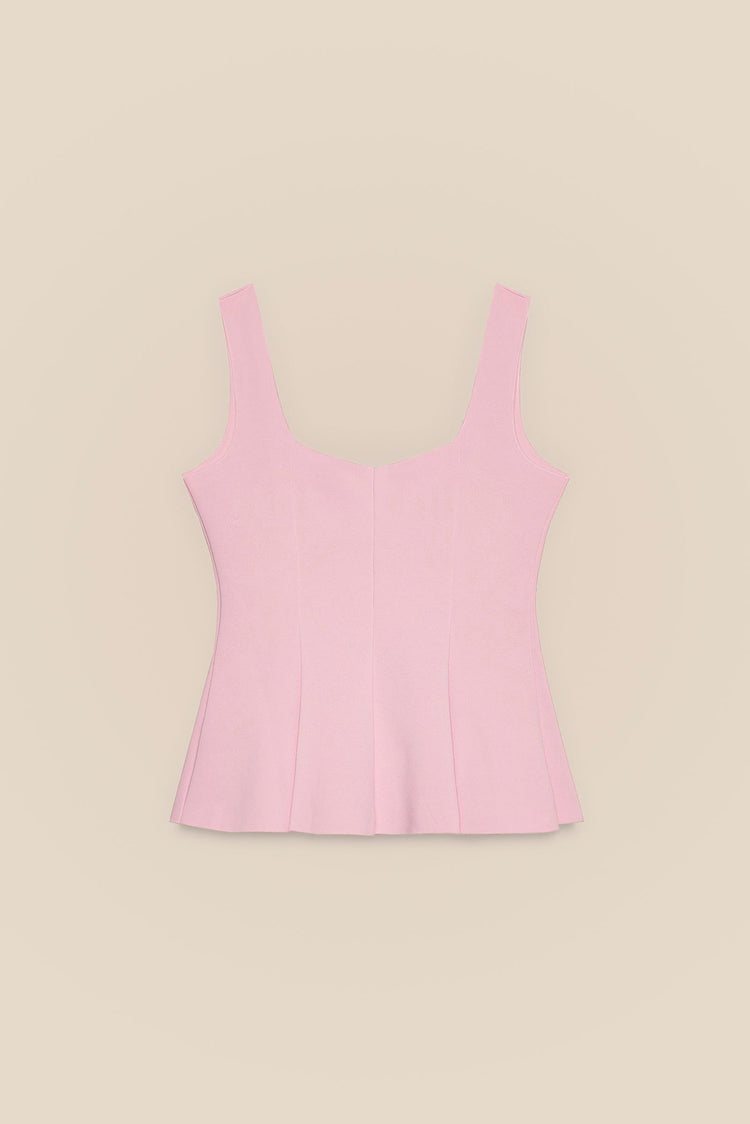 Peplum Button Top kevincollin.com