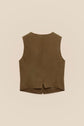 V-Neck Cropped Vest kevincollin.com