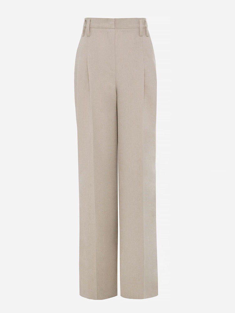 Pleated Flared Pants kevincollin.com