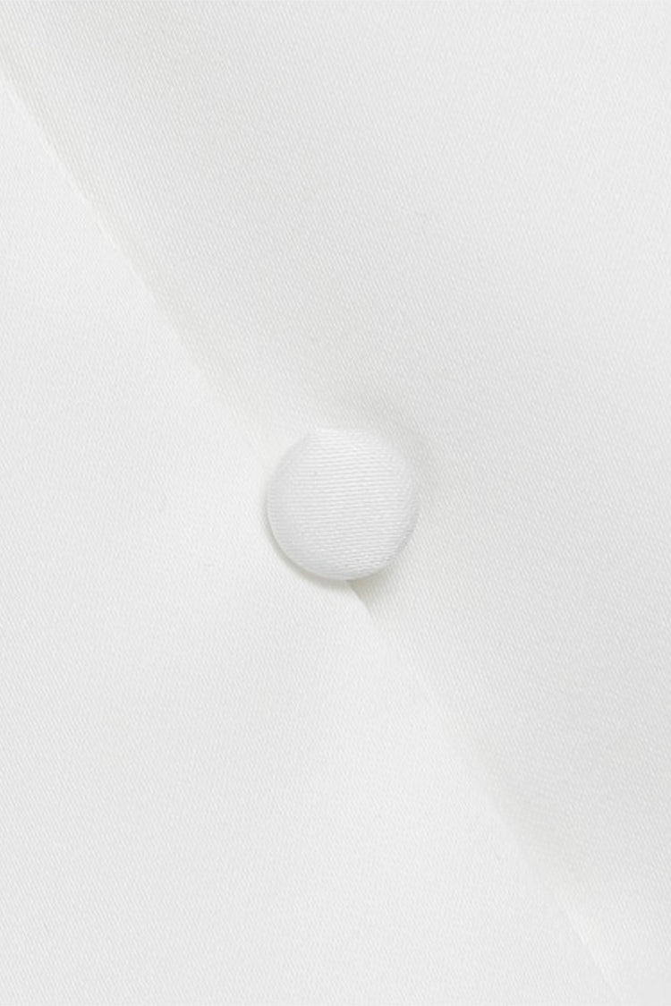 Collar Blouse In White kevincollin.com