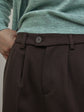 Point Pin-tuck Wide Pants kevincollin.com